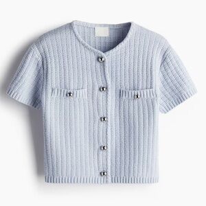 H&M structured-knit cardigan